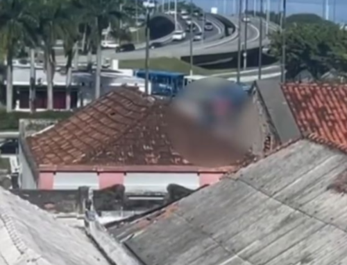 “Homem-Aranha” de SC? Suspeito foge pelos telhados e cai