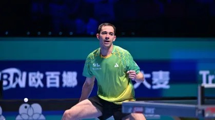 Hugo Calderano vence avança às quartas do Mundial