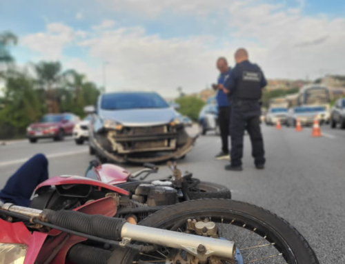 Motociclista fica ferido após queda na Ponte Pedro Ivo em Florianópolis