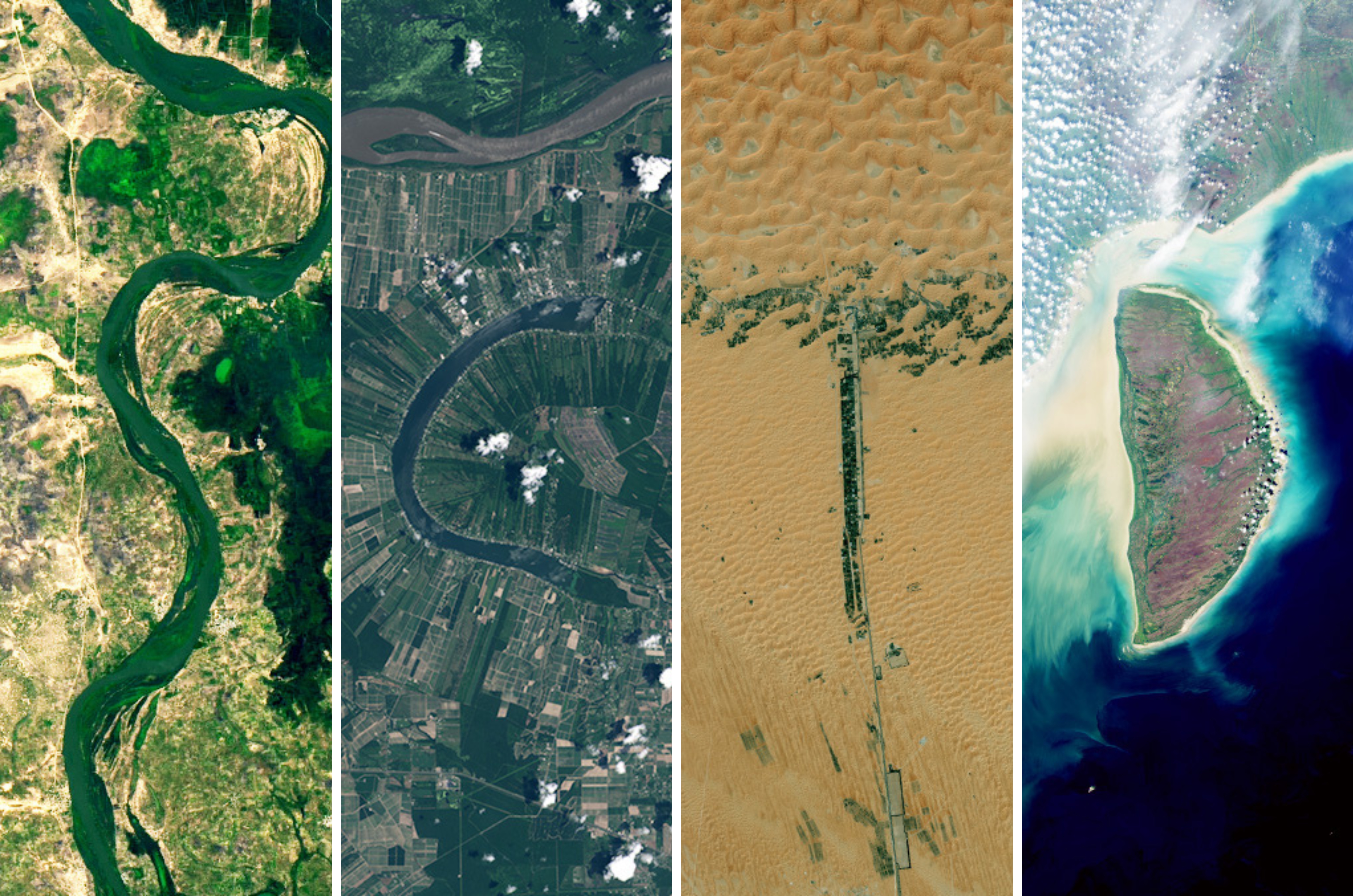 NASA cria ferramenta para escrever seu nome com imagens reais da Terra