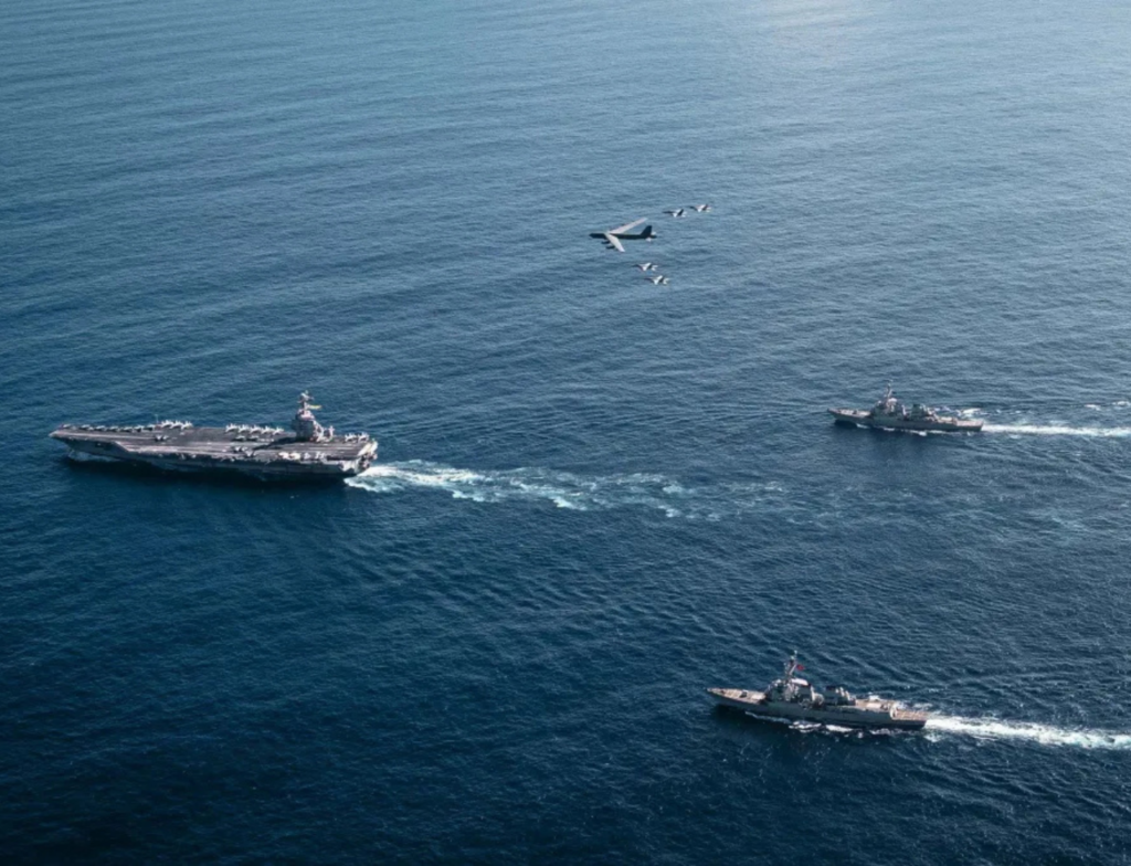 EUA enviam terceiro porta-aviões ao Oriente Médio. Foto: Divulgação