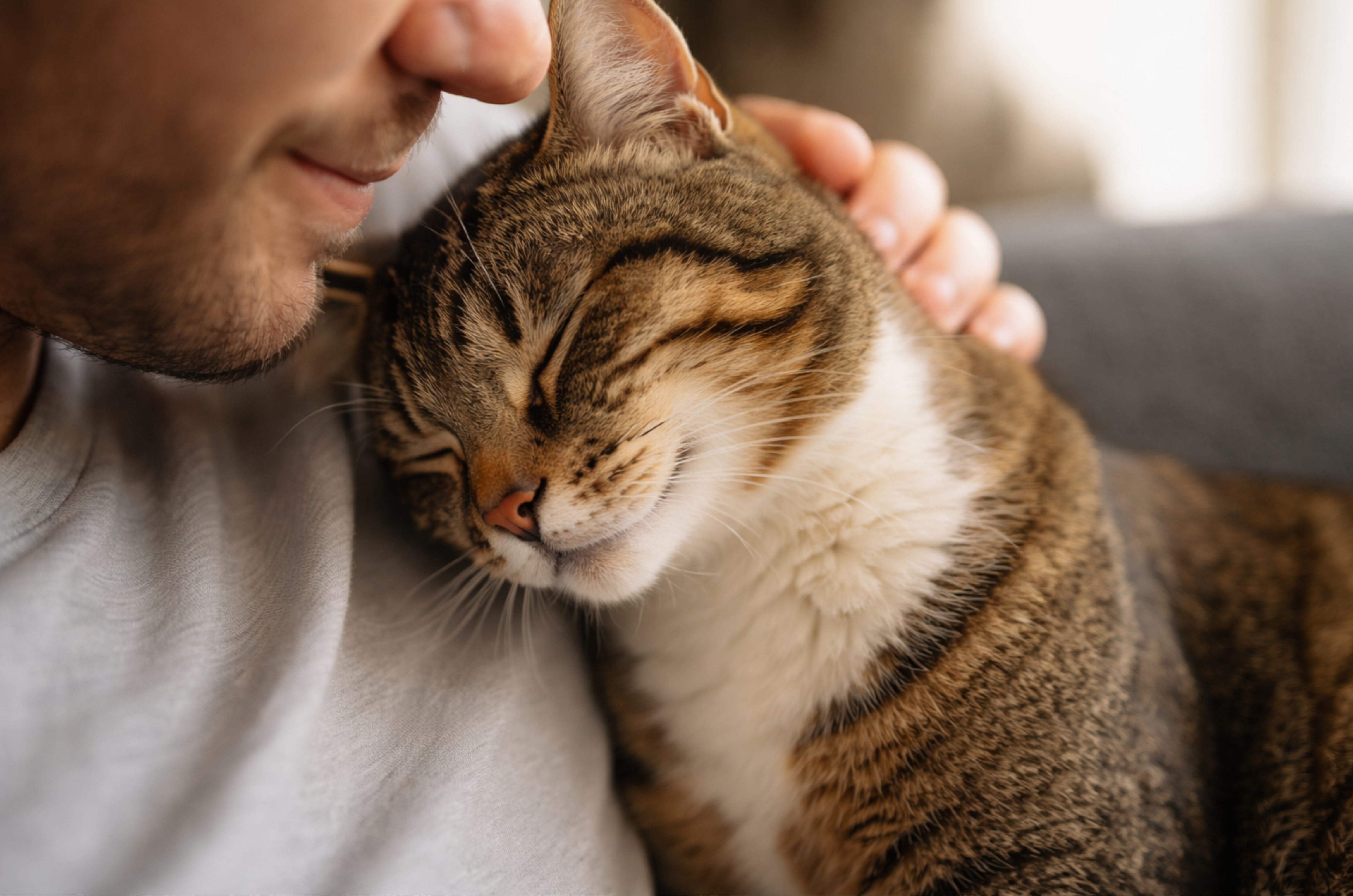 Por que seu gato encosta a cabeça em você? Ciência explica