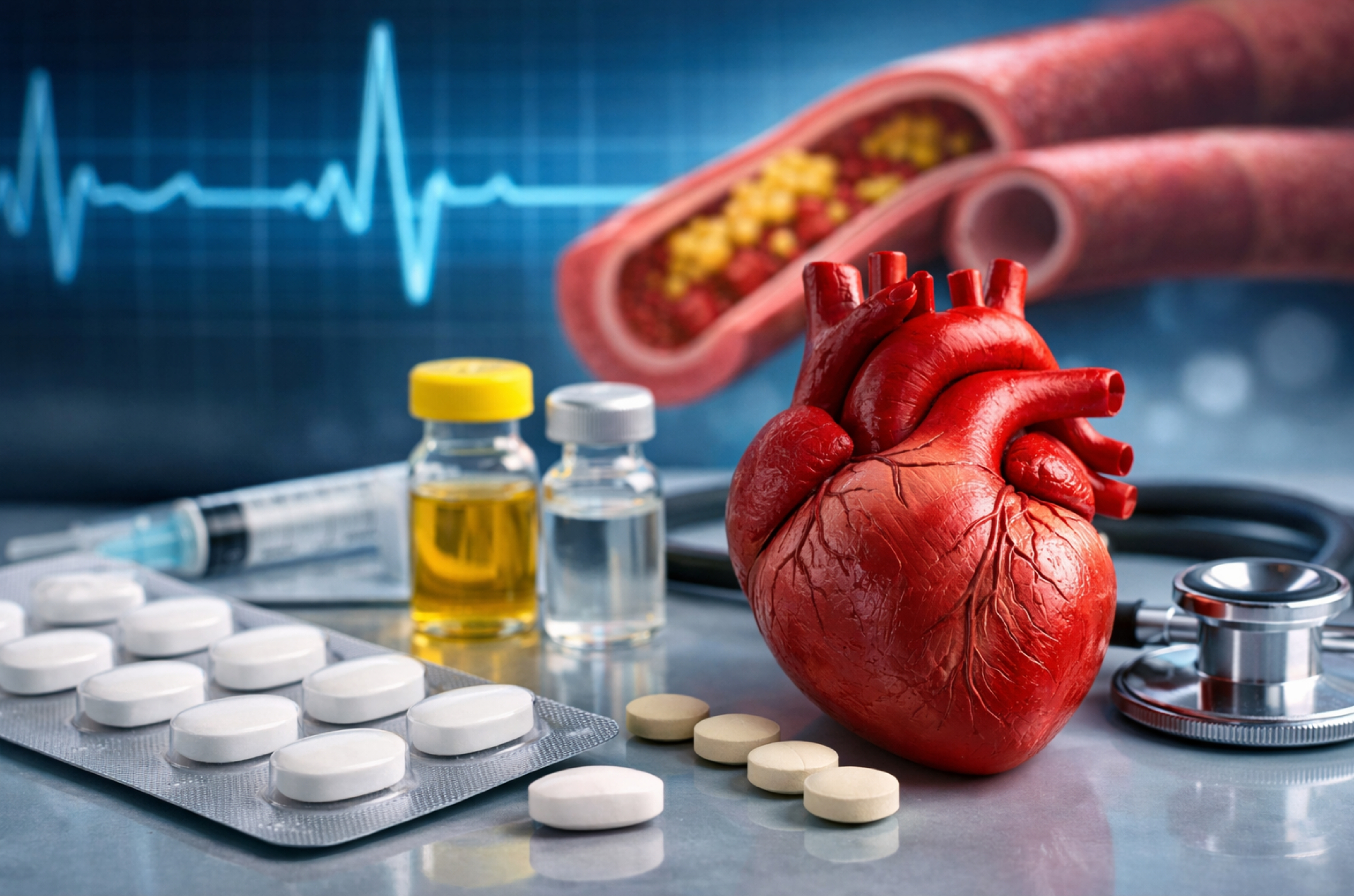 Remédio para colesterol reduz risco de infarto em até 31%