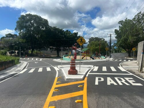 Rótula no Morro do Horácio é remodelada e entregue em Florianópolis