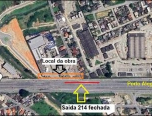 Saída da BR-101 em Palhoça será bloqueada para obras