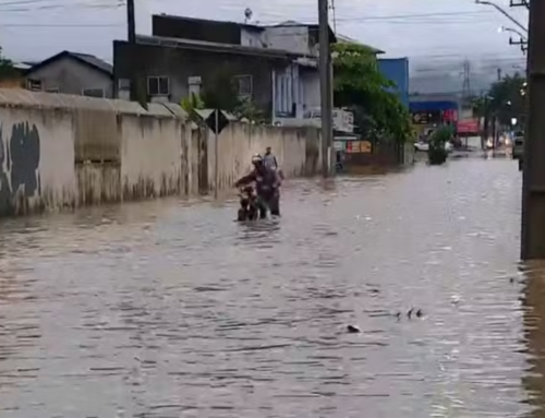 Temporal provoca alagamentos na Grande Florianópolis e região
