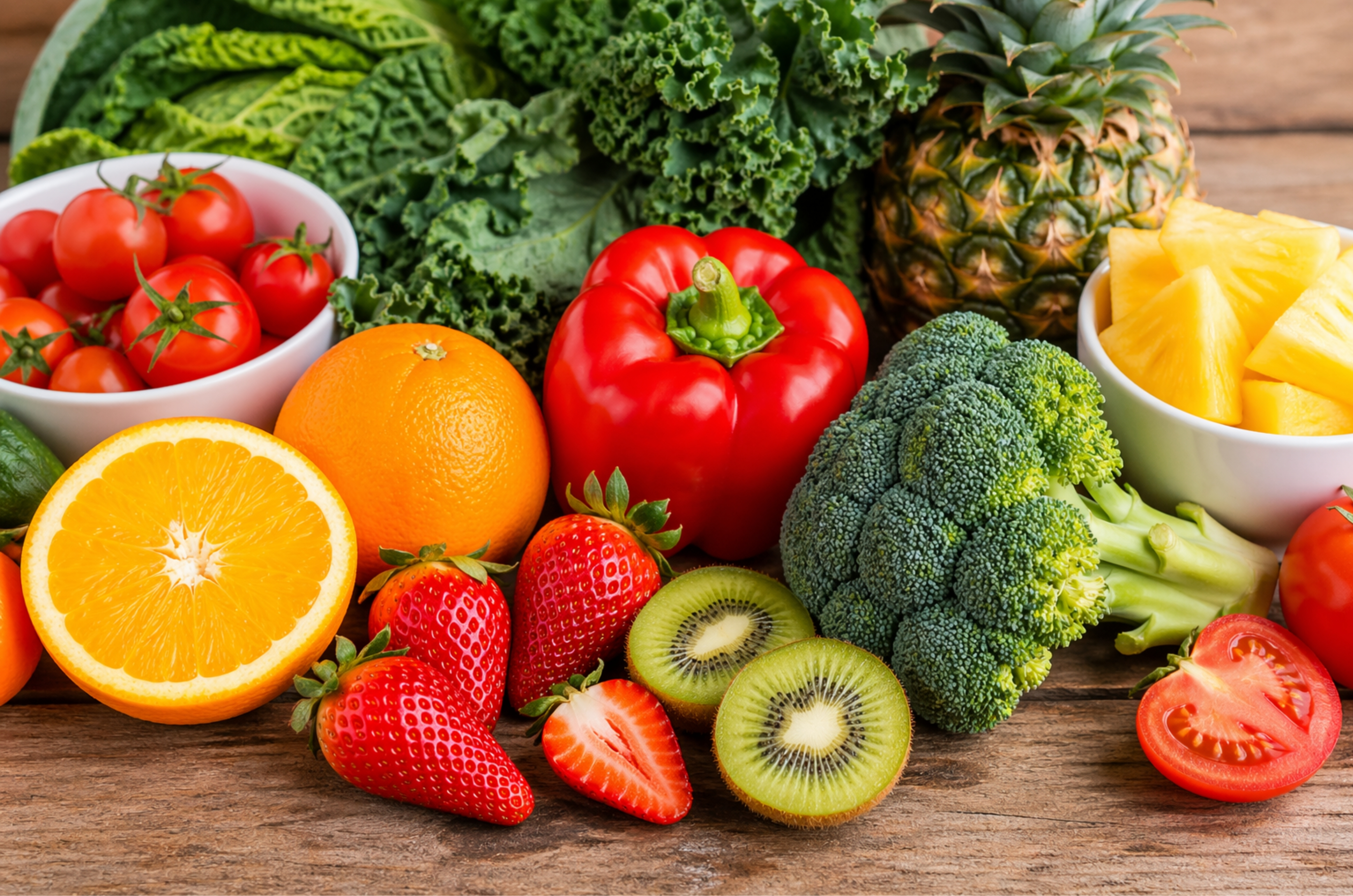 Vitamina C: 8 alimentos mais poderosos que a laranja