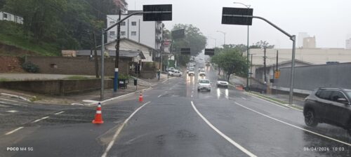 Chuva persistente coloca Litoral Norte e Vale do Itajaí em alerta