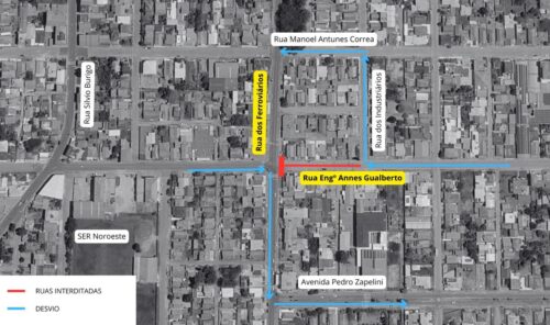 Rua de Oficinas, em Tubarão, terá trânsito interrompido para obras de saneamento
