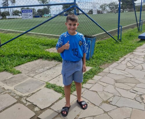 Pequeno talento de Navegantes é avaliado no Grêmio e segue em busca do sonho no futebol