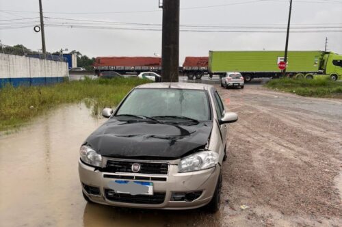 Automóvel furtado é recuperado durante ação policial em Itajaí