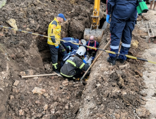 Trabalhador é resgatado após soterramento em SC