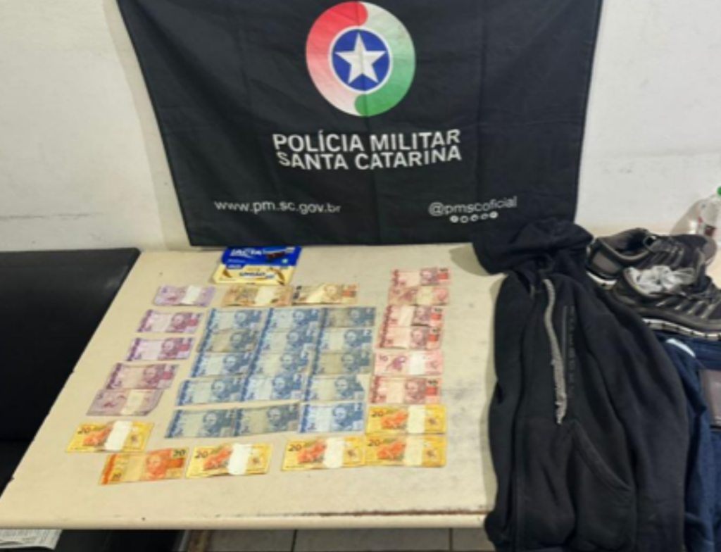 Farmácia é assaltada e foragido é preso em Araranguá