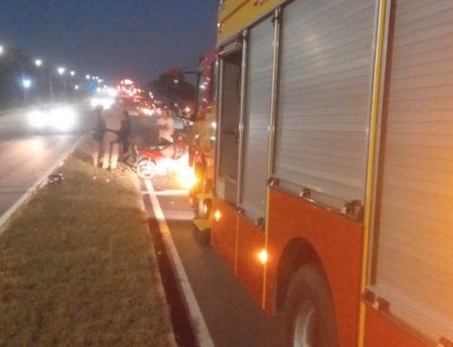 Colisão entre motos deixa dois feridos graves em Içara