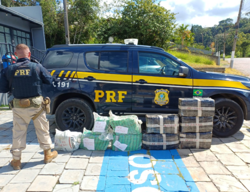 PRF apreende 160 kg de maconha na BR-470 em SC