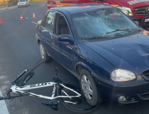 Idosa fica ferida após atropelamento em Criciúma