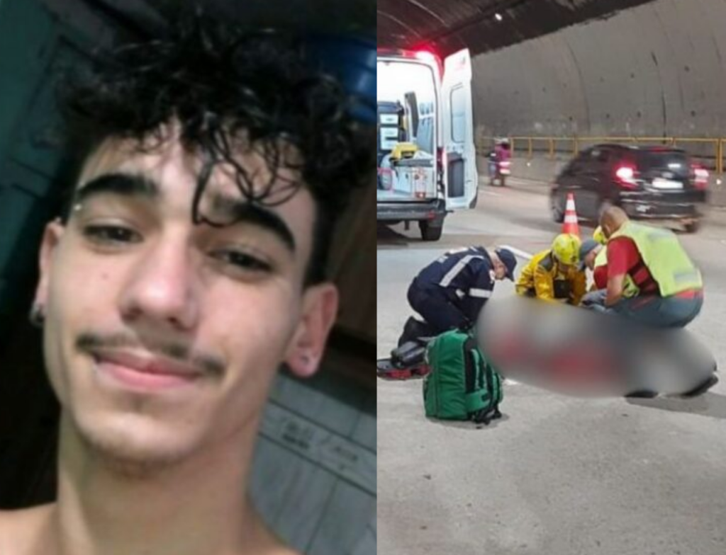 Jovem morre em acidente no Túnel Antonieta de Barros