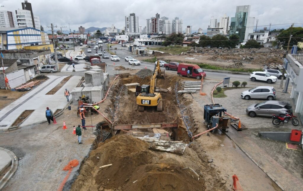 Cruzamento da “Caninana” será interditado para obras a partir desta quarta-feira em Itajaí