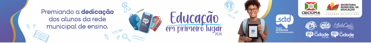 Banner Educação – Criciúma