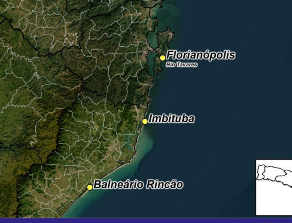 Ciclone provoca maré alta e Defesa Civil emite alerta para cidades de SC