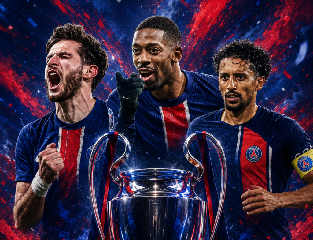 PSG busca reação incrível e conquista bicampeonato da Champions