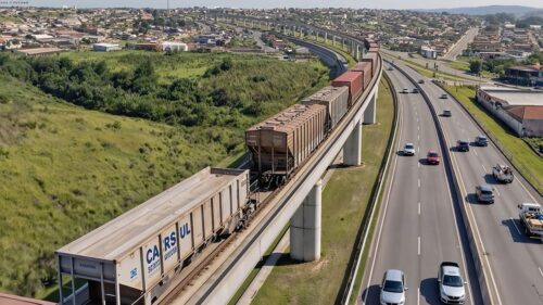 Começam os levantamentos técnicos de projeto para elevação de ferrovia em Criciúma