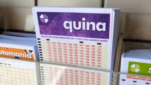 Quina acumula e próximo prêmio pode pagar R$ 13,5 milhões