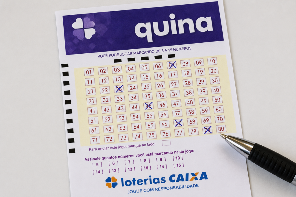 Quina acumula e próximo prêmio pode pagar R$ 8 milhões; veja dezenas sorteadas