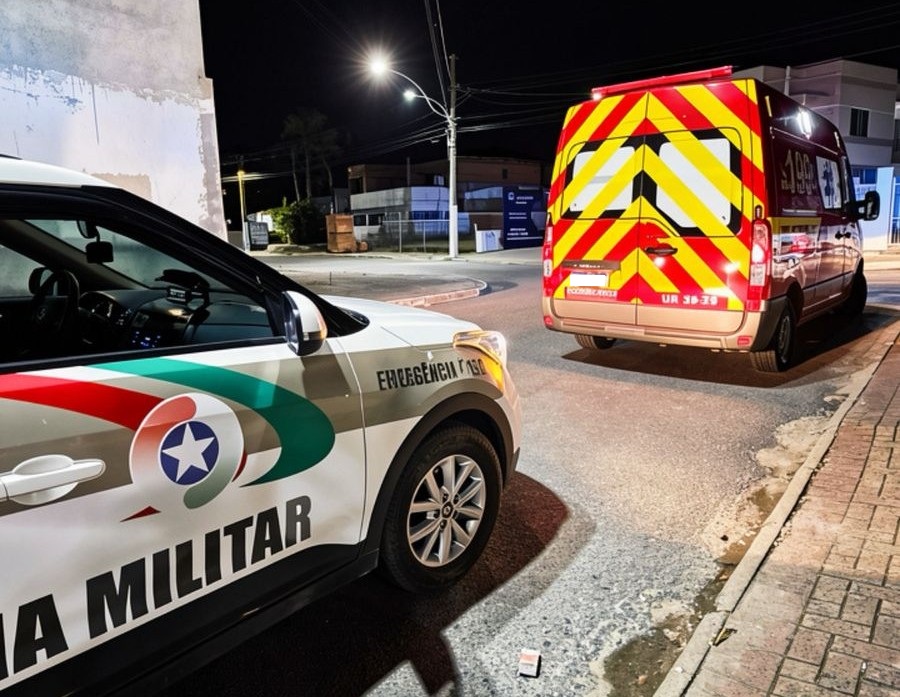 Homem é encontrado com múltiplos cortes após reagir a assalto em Ilhota. - Foto: Divulgação/BVI