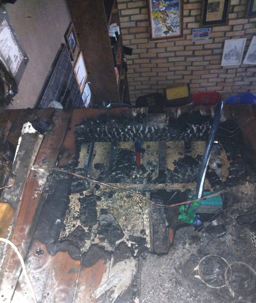 Bar de Criciúma suspende atividades temporariamente após incêndio
