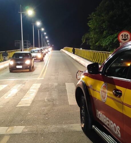 Atropelamento em faixa de pedestres deixa duas pessoas feridas no Centro de Gaspar