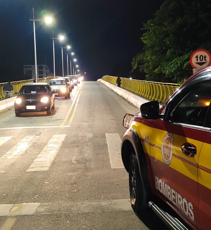 Atropelamento em faixa de pedestres deixa duas pessoas feridas no Centro de Gaspar