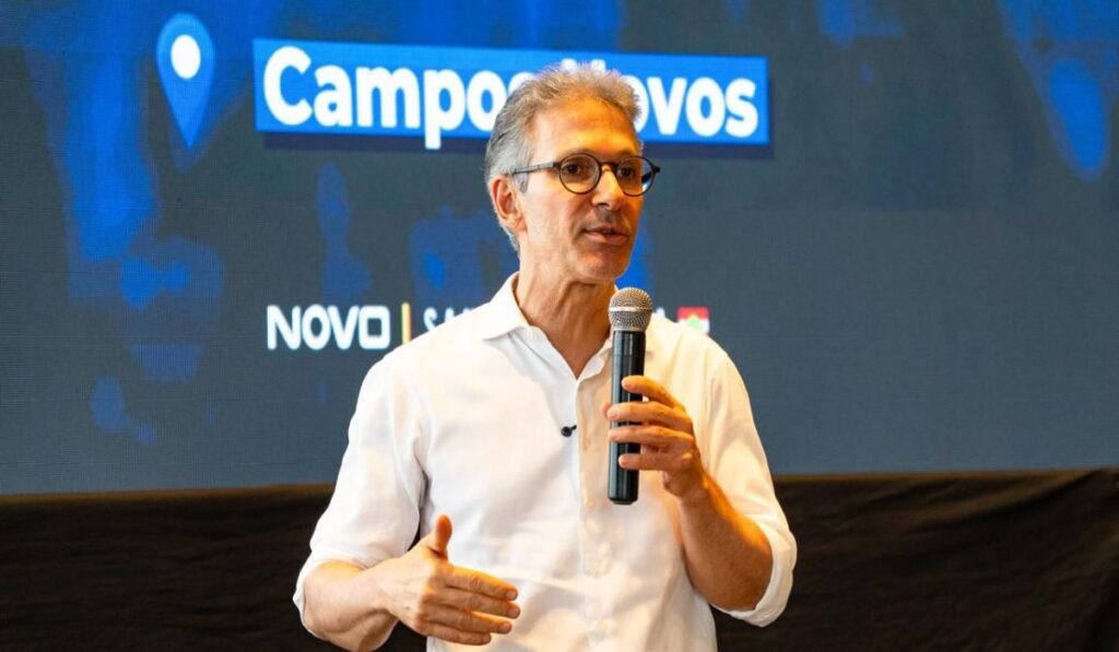 Zema diz que Santa Catarina está “esquecida” pelo governo federal - Foto: Divulgação/Partido Novo