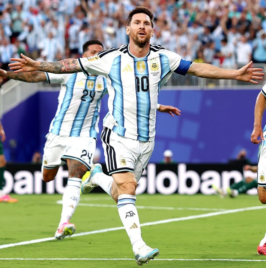 Messi larga na frente e lidera corrida pela artilharia ao final da primeira rodada da Copa do Mundo de 2026. - Foto: Divulgação