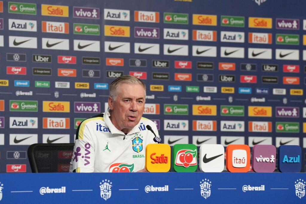Ancelotti surpreende e prepara mudanças na Seleção antes da estreia na Copa do Mundo