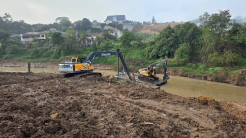 Obra de R$ 3 milhões começa em rio de SC para reduzir risco de enchentes