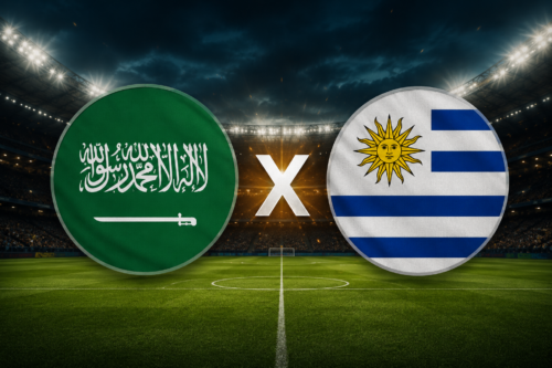 Onde assistir Arábia Saudita x Uruguai ao vivo pela Copa do Mundo 2026