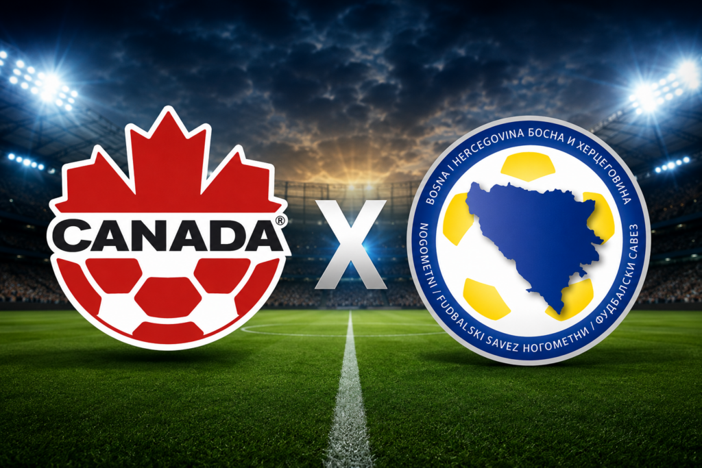 Onde assistir Canadá x Bósnia Herzegovina ao vivo nesta sexta-feira