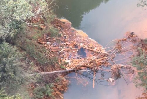 Sobrevoo revela problema que pode aumentar risco de alagamentos em Criciúma
