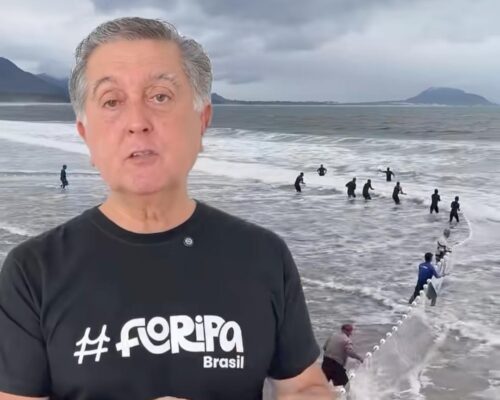 Topázio reage à suspensão da pesca da tainha e dispara: “Falta de respeito”