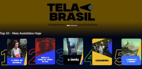Tela Brasil: plataforma gratuita é lançada para democratizar acesso ao audiovisual brasileiro