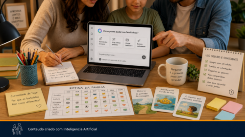 IA para famílias: como usar com crianças de forma segura e inteligente
