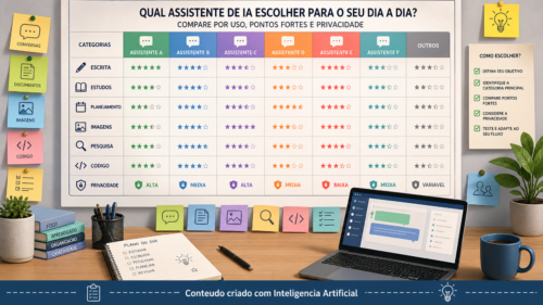 Qual IA é melhor? Compare ChatGPT, Gemini, Claude, Grok e DeepSeek por tarefa