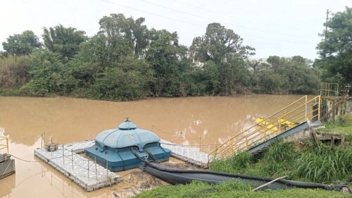 Chuvas comprometem captação e abastecimento de água em Itajaí pode ser afetado
