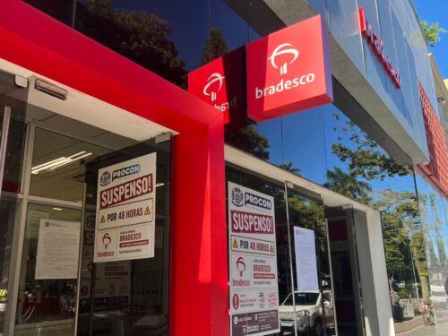 Bradesco tem agência interditada em Florianópolis após mais de 400 reclamações