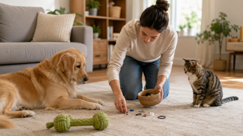 Engasgos em cães e gatos: como prevenir dentro de casa