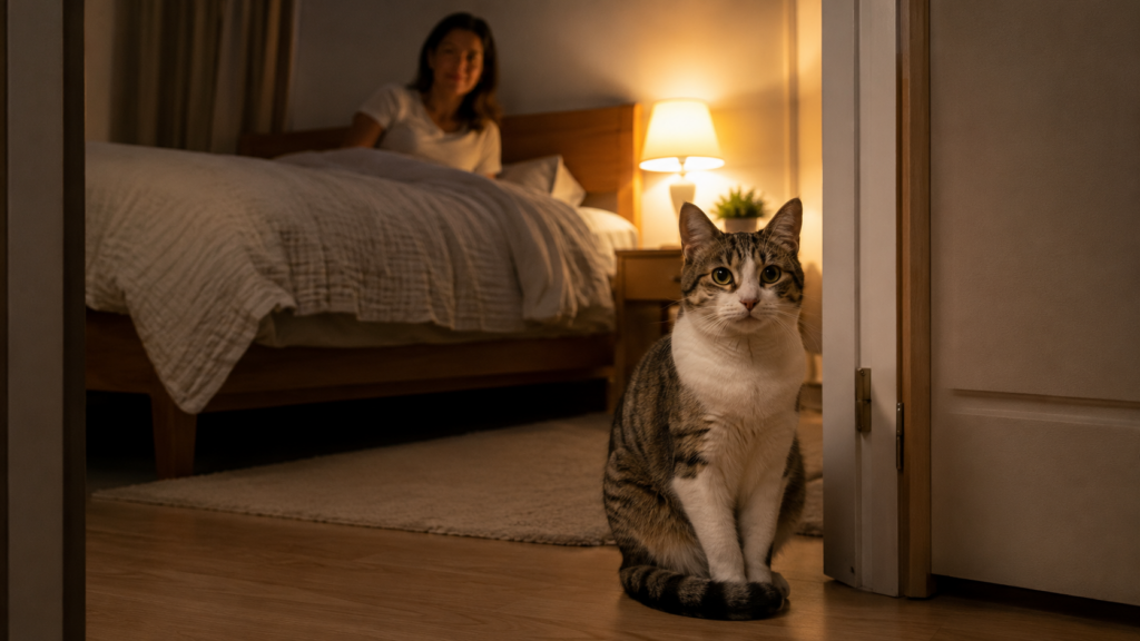 Gato miando de madrugada: 10 causas e soluções
