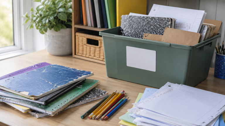 Material escolar usado: o que reaproveitar e o que reciclar