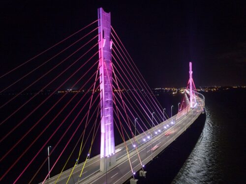 Ponte Anita Garibaldi é totalmente interditada na BR-101; veja como ficam os desvios