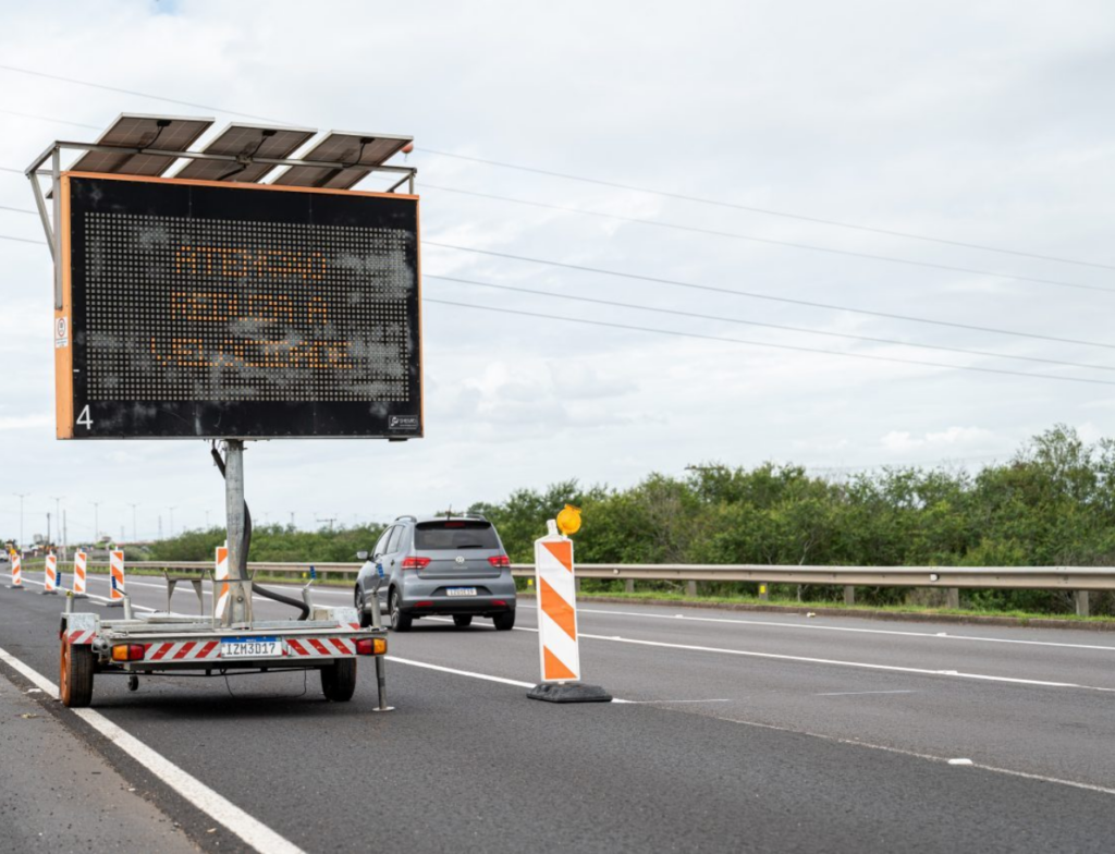 Trecho da BR-101 terá mudanças no trânsito por nove dias em SC